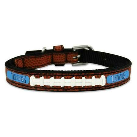 CASEYS Tennessee Titans Classic Leather Toy Football Collar 4421406219